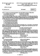 Đề thi thử Tốt nghiệp THPT môn Giáo dục công dân - Mã đề 412 - Năm học 2020-2021 - Sở giáo dục và đào tạo Bắc Ninh (Có đáp án)